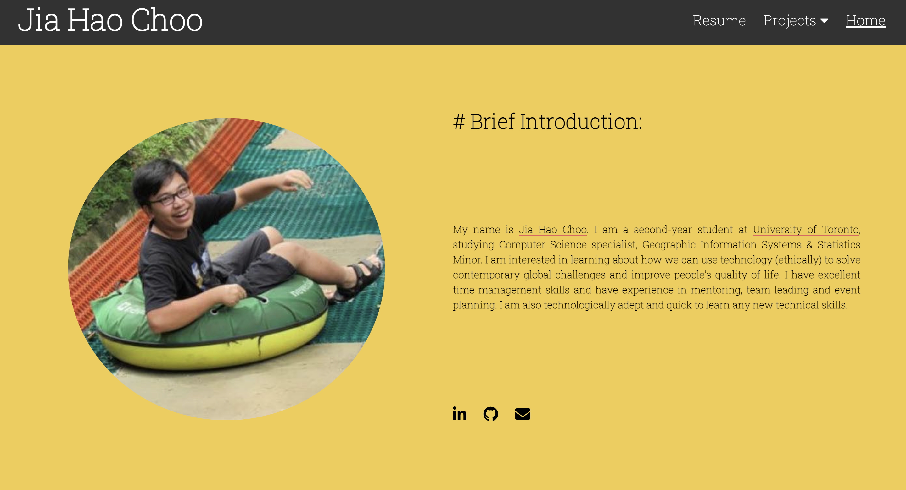 Personal Portfolio Website