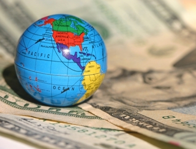 globe on money